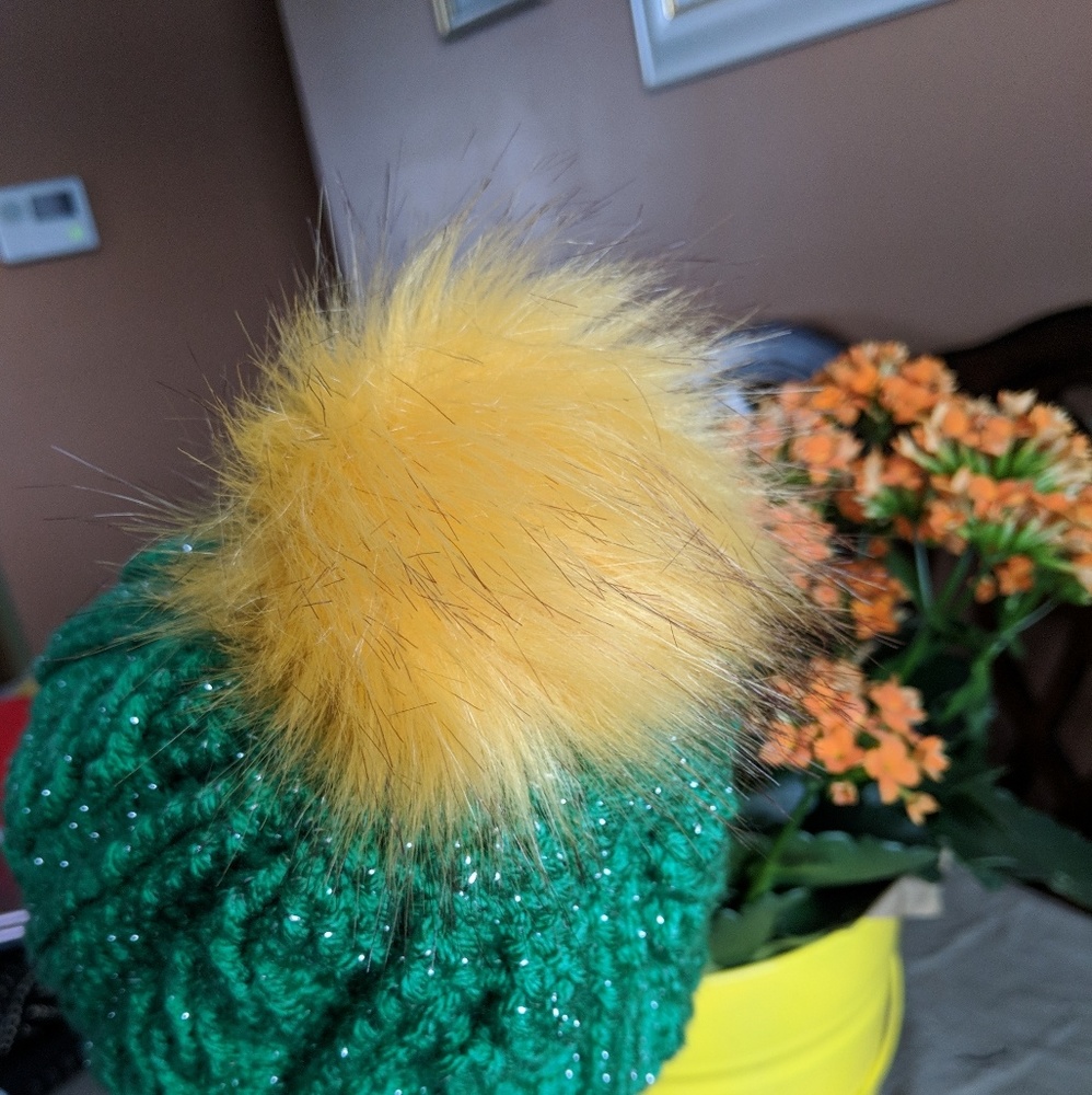 Crochet cable stitch hat adult